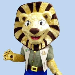 Folly Lion - Folly Farm Mascot